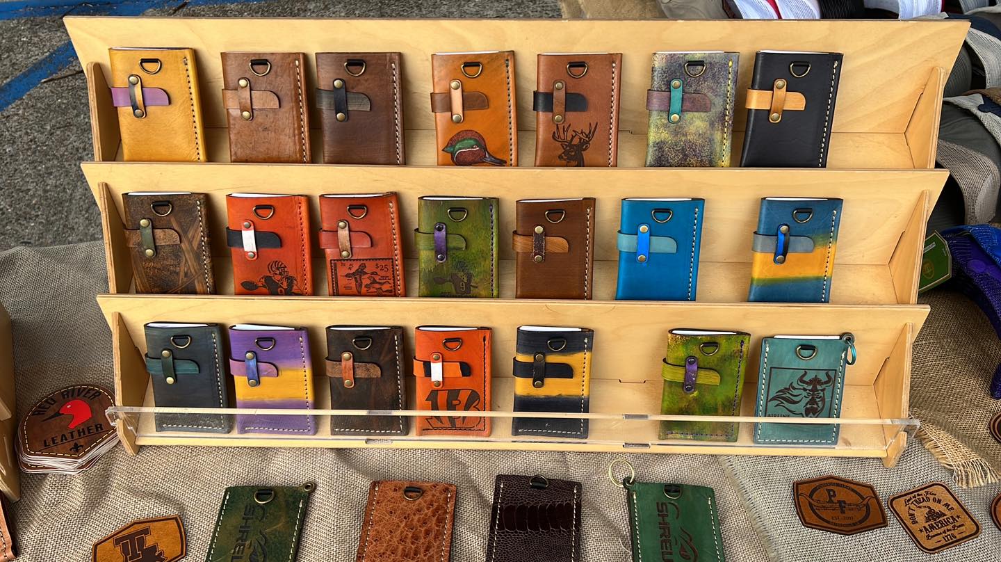 Leather goods and life around the Red River Leather workshop in Shreveport, Louisiana - photo 12.