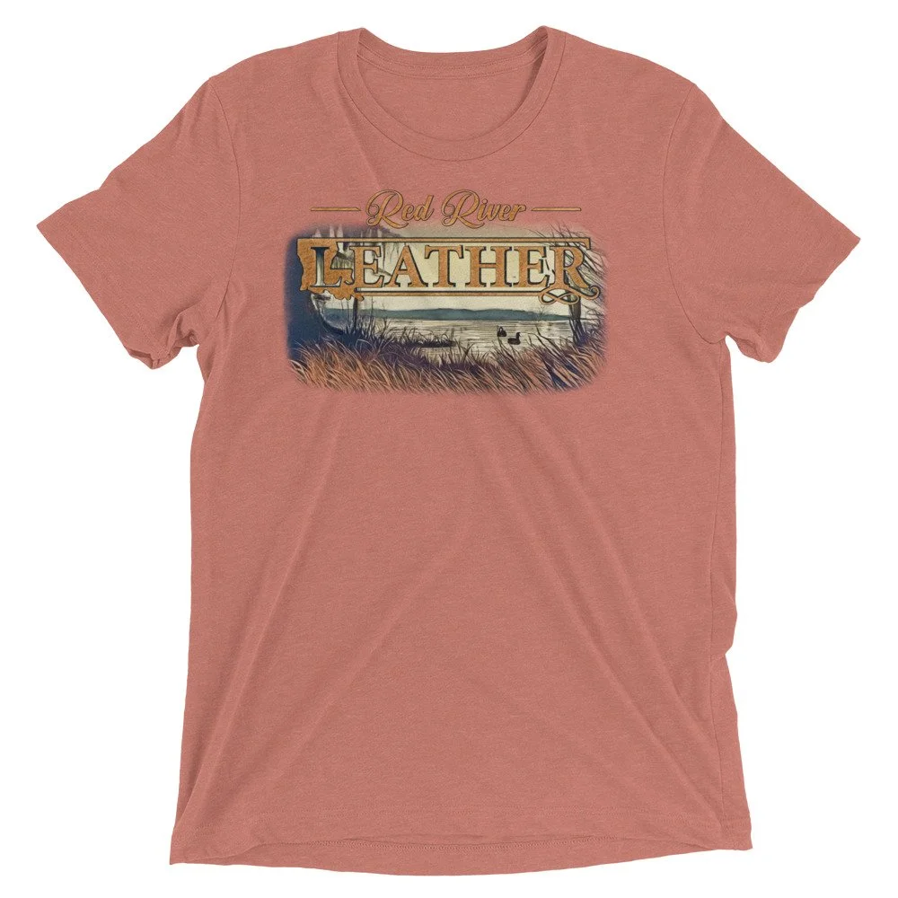 Red River Leather art graphic Short sleeve t-shirt